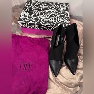 Diane Von Furstenberg Black Women's Shoes US 7.5